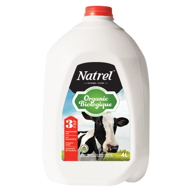 Natrel - Milk - Organic - Homo 3.25% M.F. - 4L