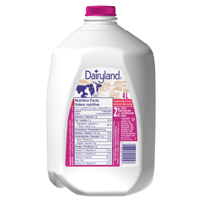 Milk - Regular - 2% M.F. - 4L