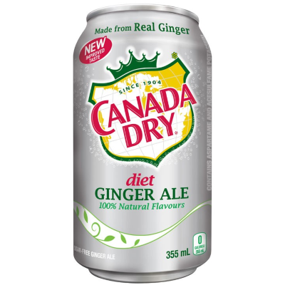 Canada Dry - Ginger Ale - Diet - 12x355mL