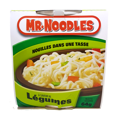 Mr Noodles - Noodles in a Cup - Vegetable - 12x64g