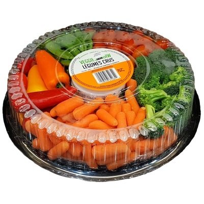 Veggie Tray - Veggie Tray - Raw Veggies with Ranch Dip - 1.9kg