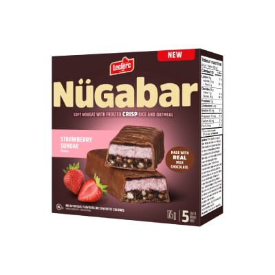 *NEW* - Leclerc - Nugabar - Strawberry Sundae - 5x35g