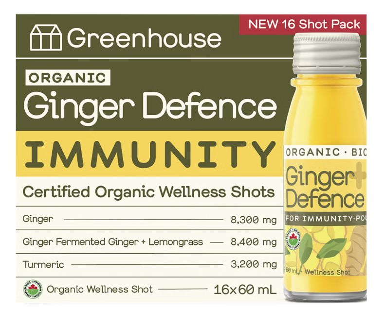 *NEW* - Greenhouse - Defence Shots - Ginger - 16x60mL