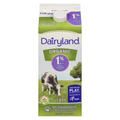 Milk - Organic - 1% M.F.- 1.89L