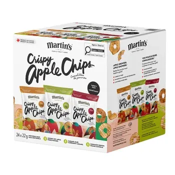*NEW* - Martin's - Apple Chips - Variety Pack - 24x22g