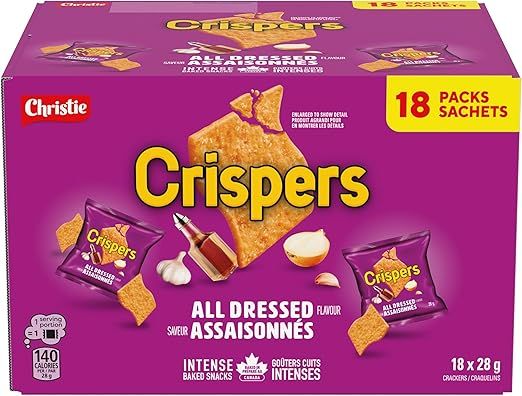 *NEW* - Christie - Crispers - All Dressed - 18x28g