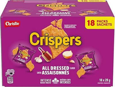 *NEW* - Christie - Crispers - All Dressed - 18x28g