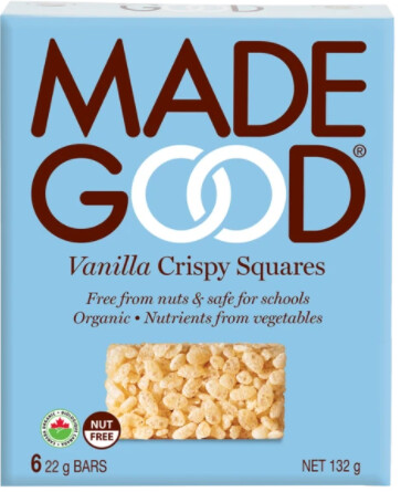 Made Good - Crispy Squares - Vanilla - 6x22g