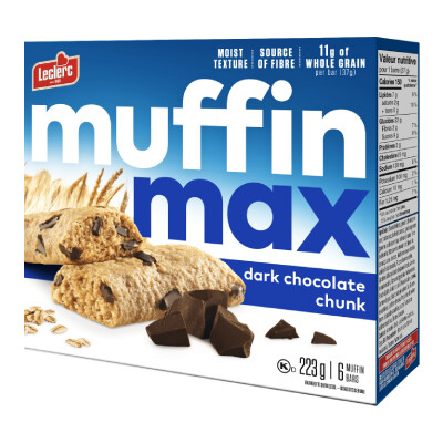 *NEW* - Leclerc - Muffin max  - Dark Chocolate Chunk - 6x37g
