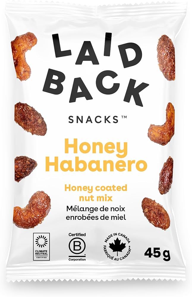 *NEW* - Laid Back - Nuts and Mixes - Honey Habanero - 20x45g