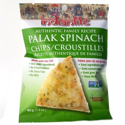 Indian Life - Chips - Palak Spinach - 24x40g