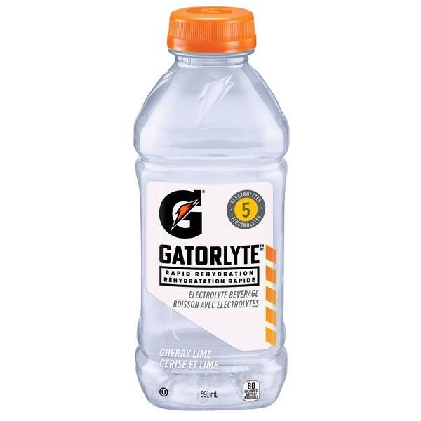 *NEW* - Gatorade - Gatorlyte - Cherry Lime - 12x591mL