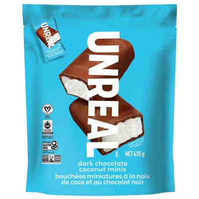**NEW* - Unreal - Dark Chocolate Bars - Coconut - 435g