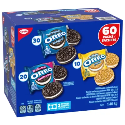 *NEW* - Christie - Oreo - Variety Pack - 60x2 Packs