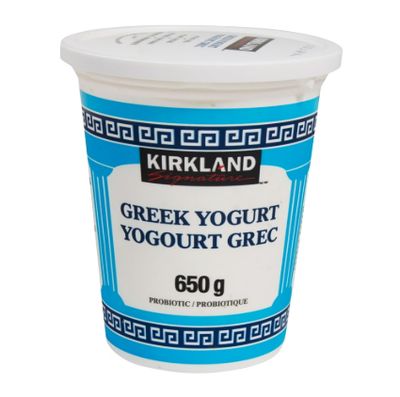 *NEW* - Kirkland - Greek Yogurt - Plain 0% M.F. - 650g