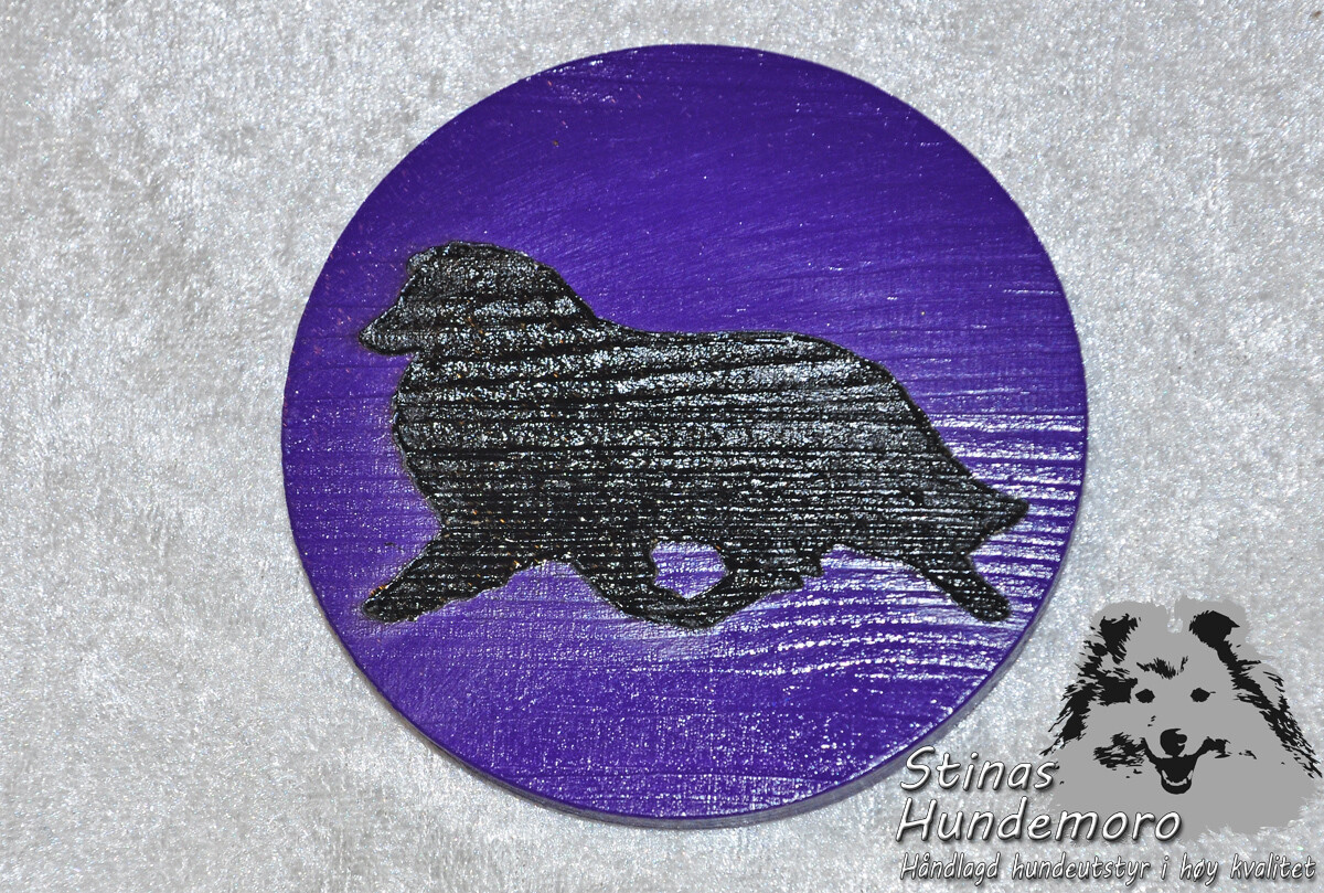 Coaster/glassbrikke Shetland sheepdog