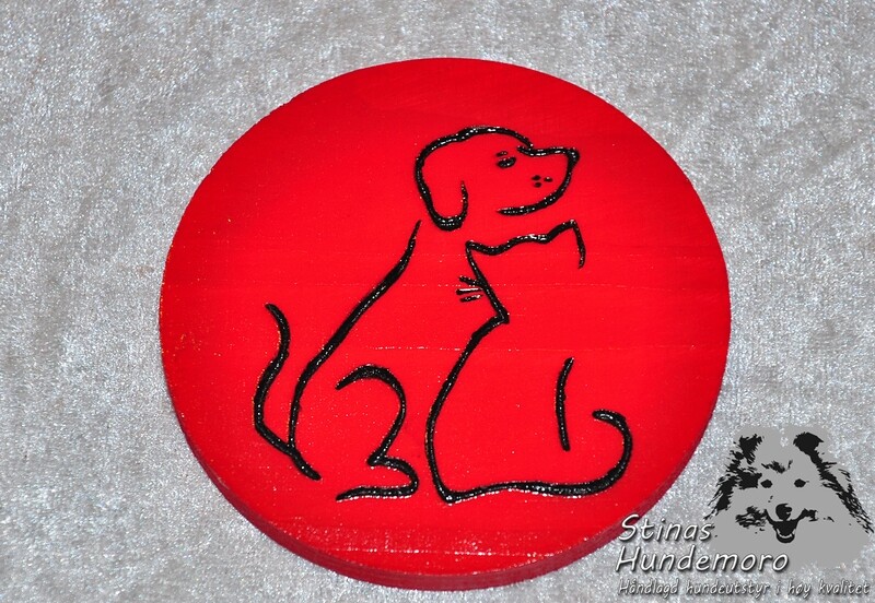 Coaster/glassbrikke Hund og katt