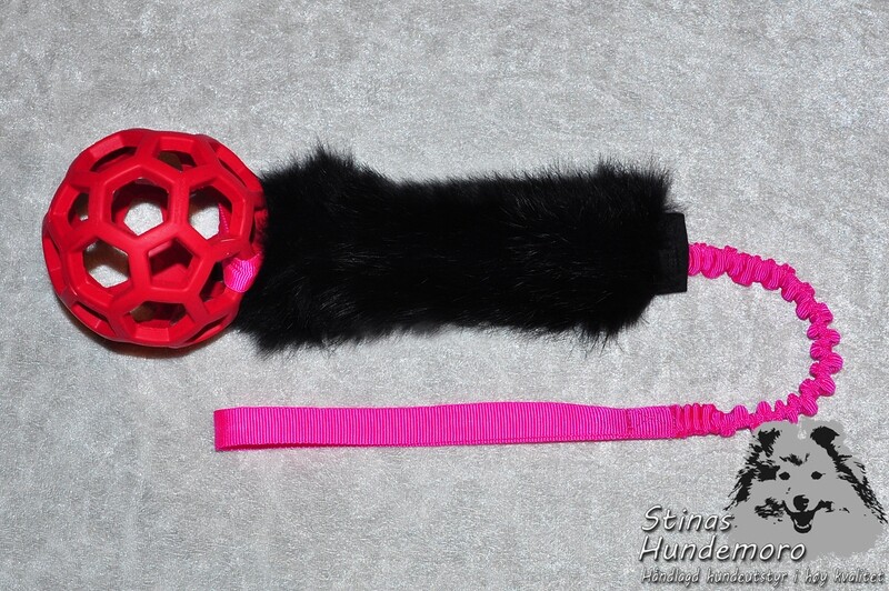 Leke med strikk og Holee Roller, rosa