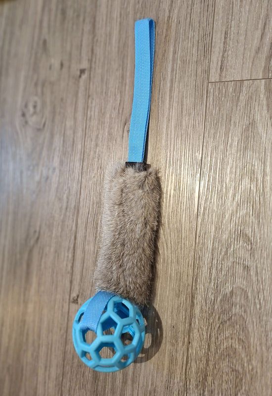 Lommeleke med ball, lyseblå
