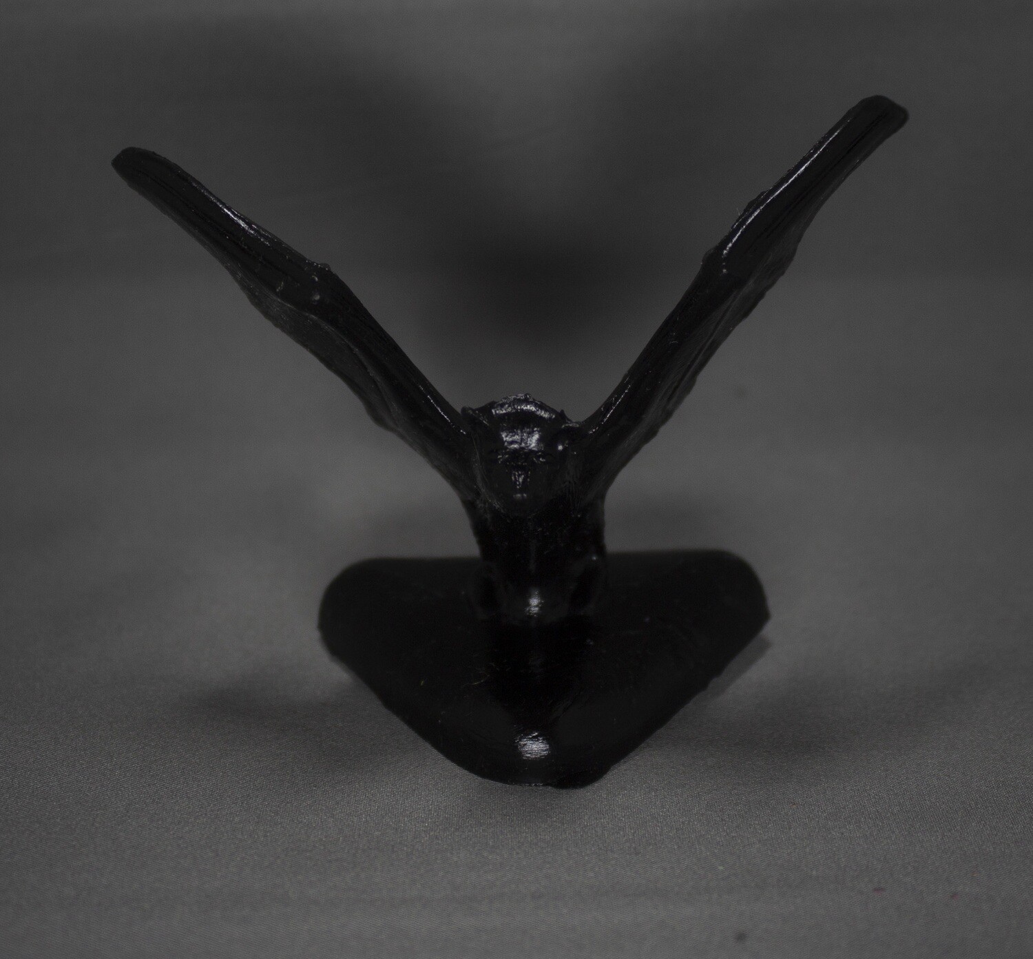 Bat: Milwaukee County Zoo Black Mold-A-Rama Bat Figurine from Milwaukee County Zoo