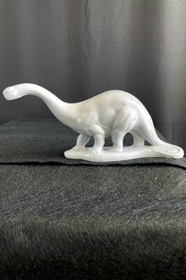 Silver Apatosaurus Mold-A-Rama Figurine