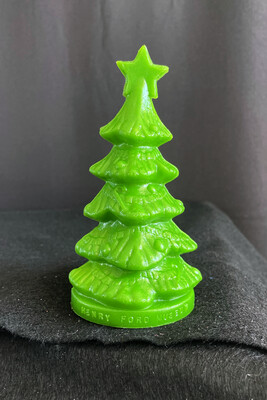 Henry Ford Museum green souvenir Holiday Tree plastic Mold-A-Rama statue