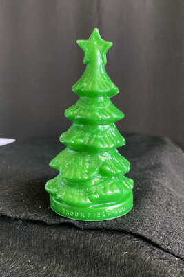 Brookfield Zoo green souvenir Holiday Tree plastic Mold-A-Rama figurine