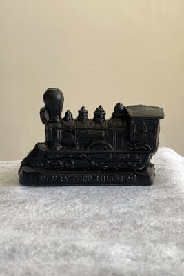 Black Mold-A-Rama Small Train Statue from Henry Ford Museum