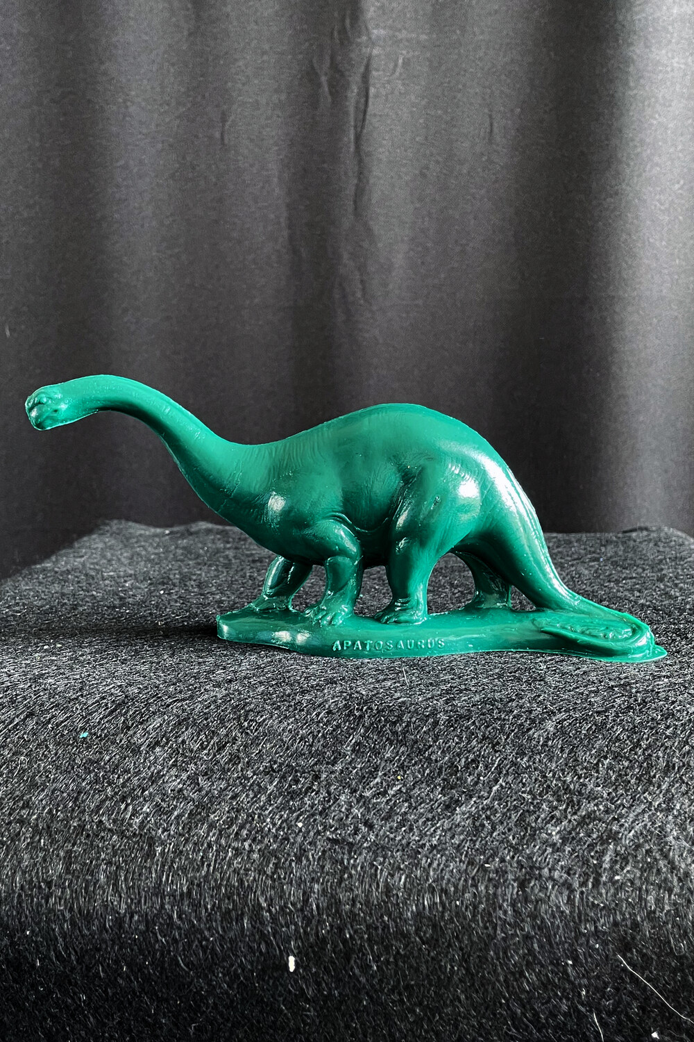 Green Mold-A-Rama Apatosaurus Figurine from the Field Museum