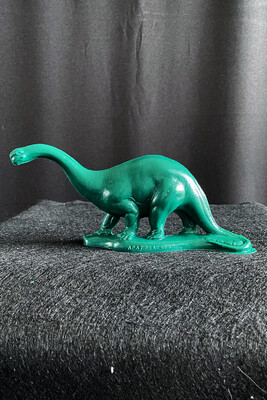 Green Mold-A-Rama Apatosaurus Figurine from the Field Museum