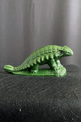 Green Mold-A-Rama Ankylosaurus Figurine from the Field Museum