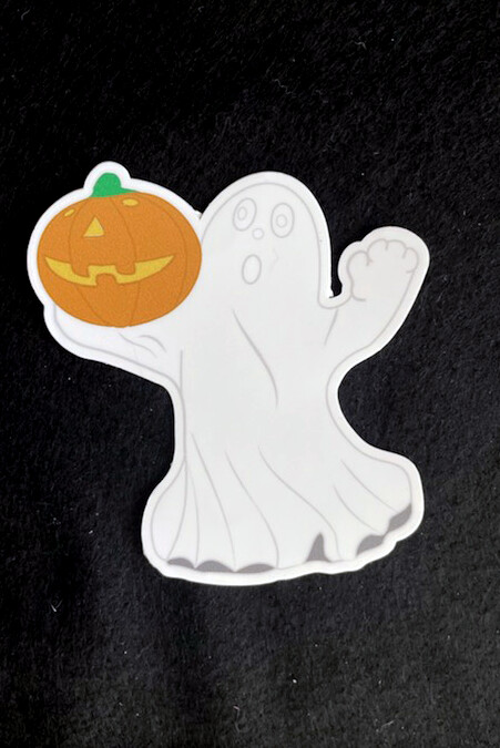 Mold-A-Rama Ghost Figurine Sticker