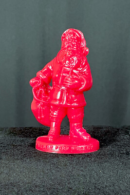 Red Mold-A-Rama Santa Claus Figurine from Henry Ford Museum