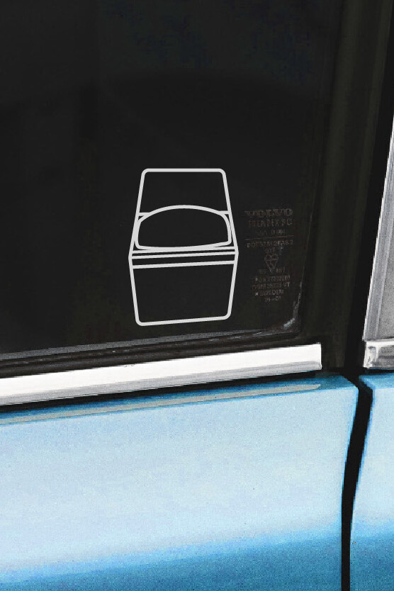 Mold-A-Rama Mold Machine Vinyl on Car