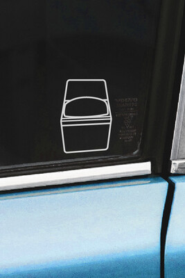 Mold-A-Rama Mold Machine Vinyl on Car
