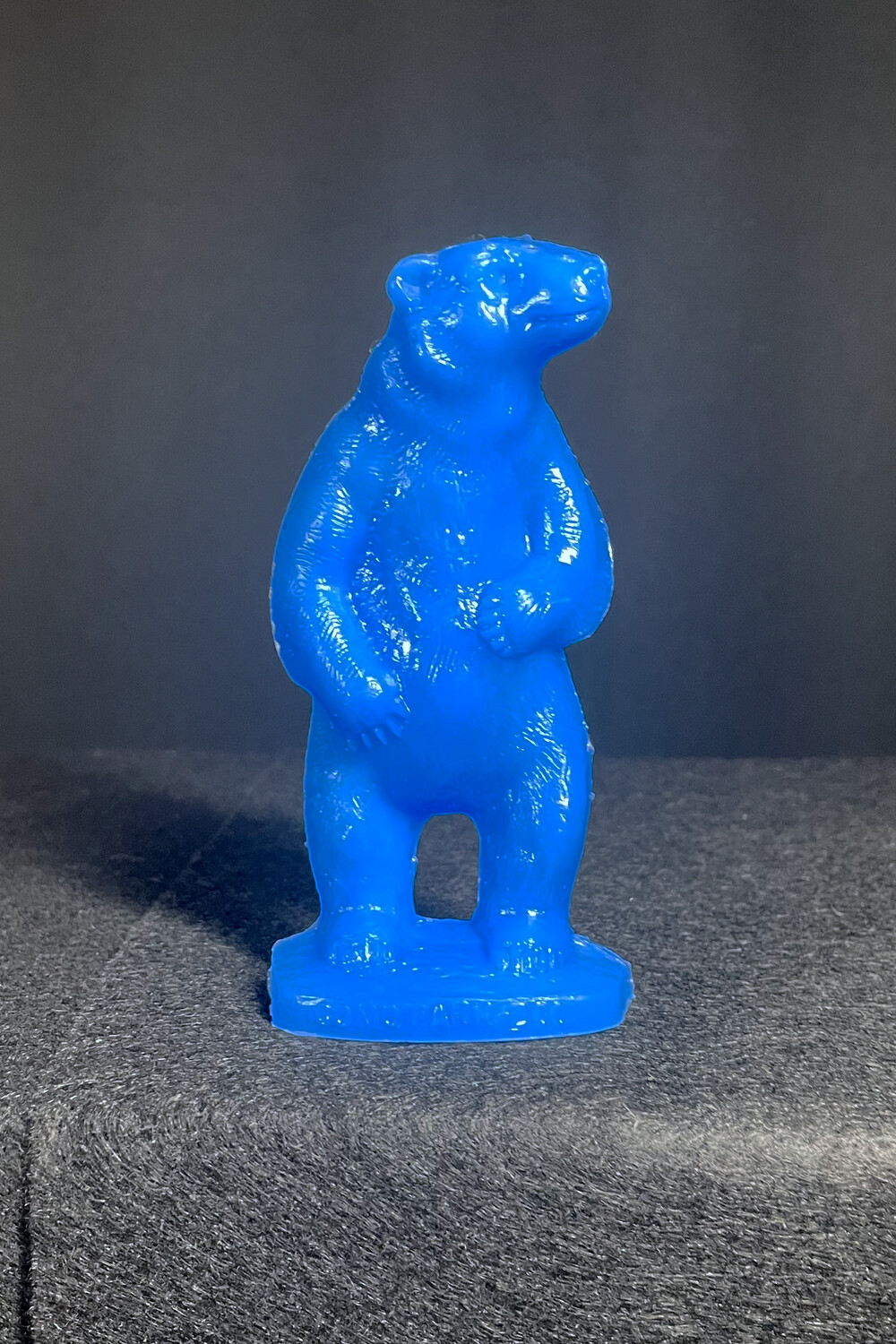 Blue Mold-A-Rama Polar Bear Figurine from Como Park Zoo