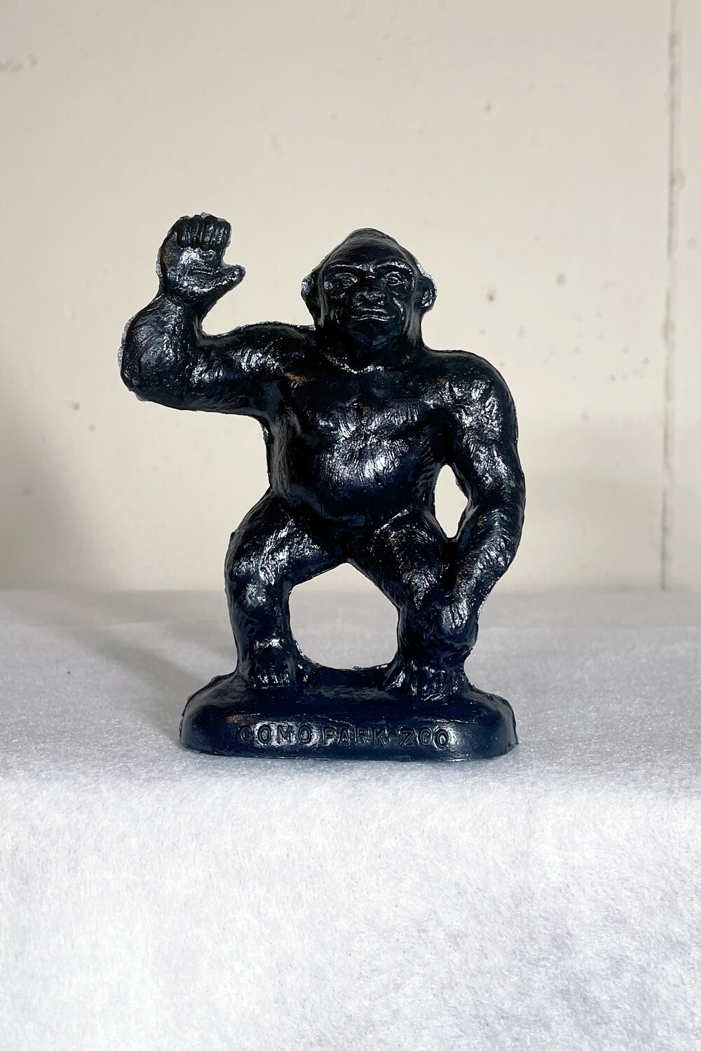 Black Mold-A-Rama Gorilla Figurine from Como Park Zoo