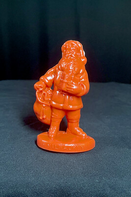 Red Mold-A-Rama Santa Clause Figurine from Milwaukee County Zoo