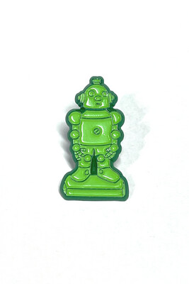 Front of Mold-A-Rama Space Robot Soft Enamel Pin