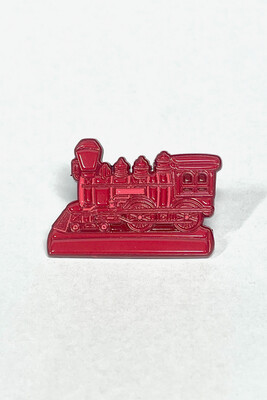 Front of Mold-A-Rama Train Engine Soft Enamel Pin