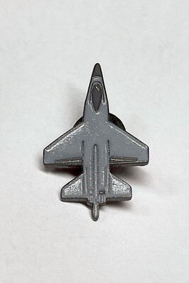 Front of Mold-A-Rama F-16 Jet Soft Enamel Pin