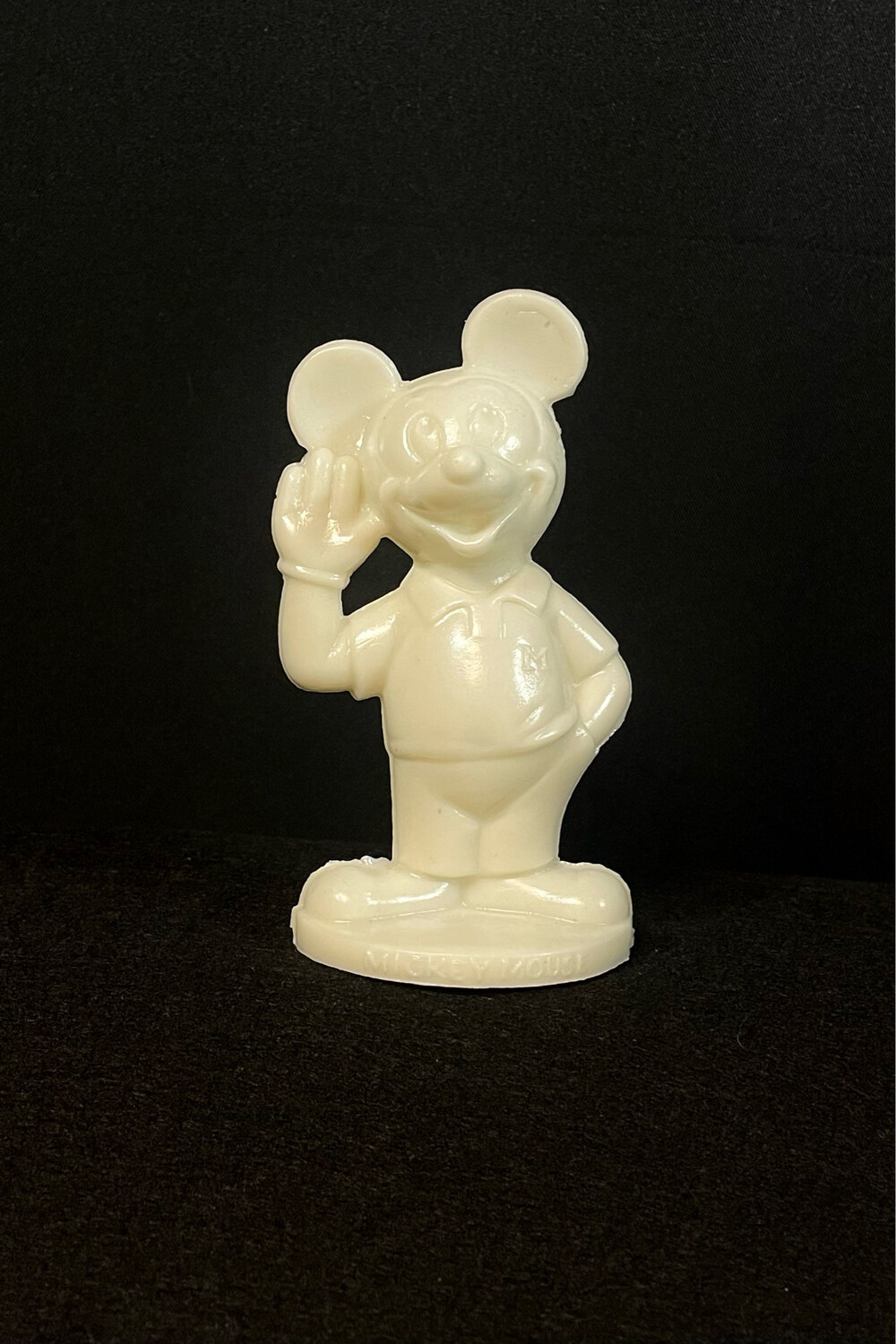 White Mickey Mouse Mold-A-Rama Figurine