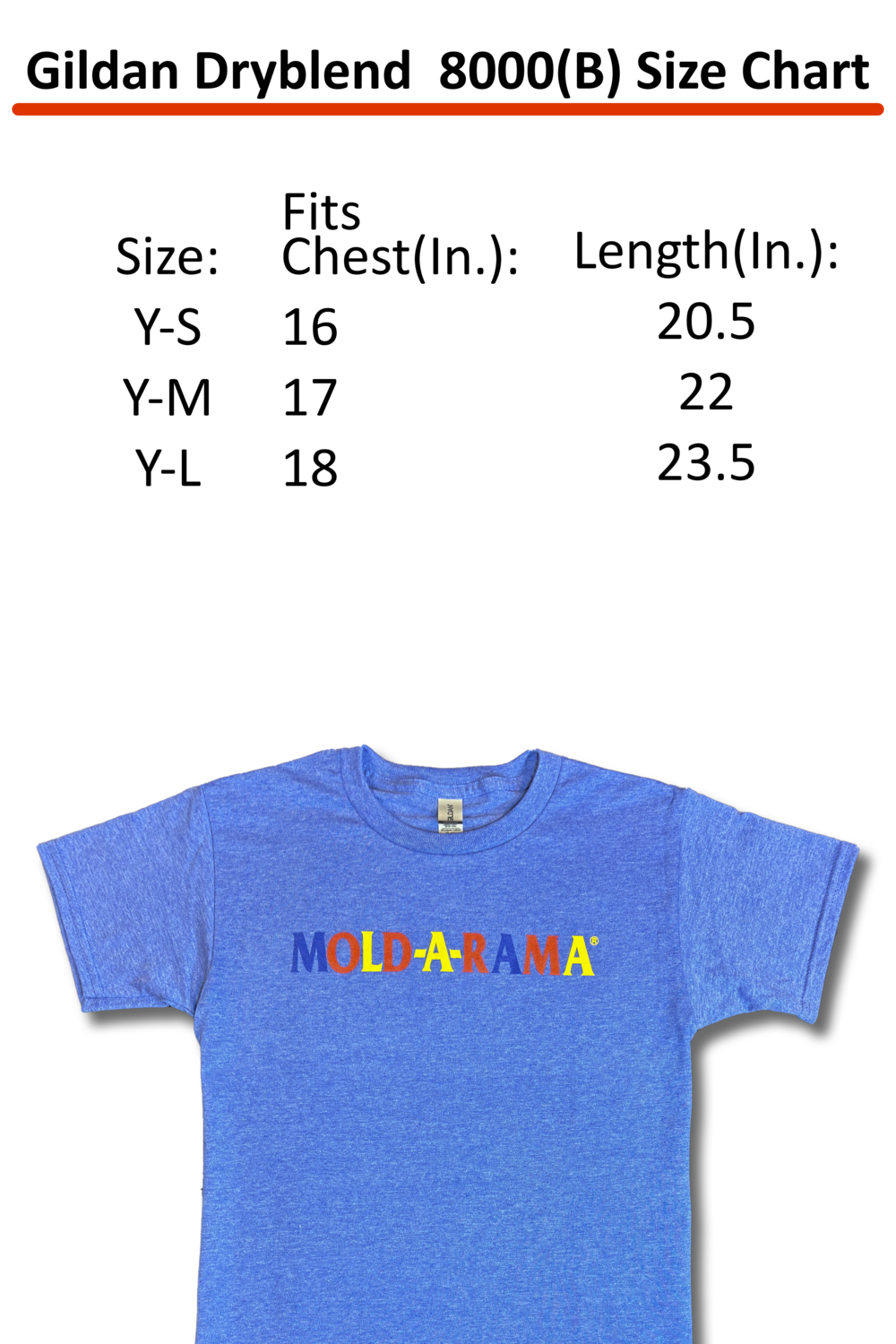 Mold-A-Rama Logo T-shirt [Youth] | Mold-A-Rama Inc.