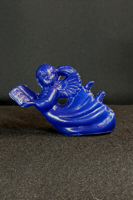 Blue Mold-A-Rama Choir Girl Ornament Figurine from Brookfield Zoo