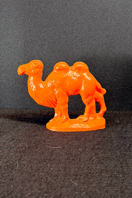 Orange Mold-A-Rama Camel Figurine from Brookfield Zoo