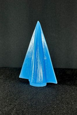 Upright Blue Space Taxi Mold-A-Rama Statue