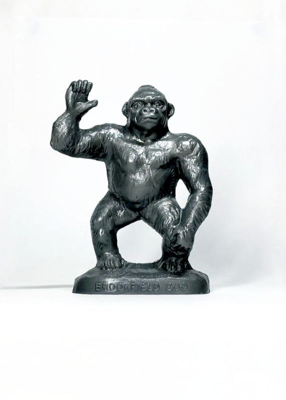 Plastic Gorilla Souvenir [Brookfield Zoo] | Mold-A-Rama Inc.