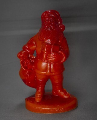 Red Mold-A-Rama Santa Claus Figurine from the Museum of Science & Industry Alternative