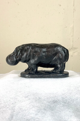 Plastic Hippo Souvenir [San Antonio Zoo] | Mold-A-Rama Inc.