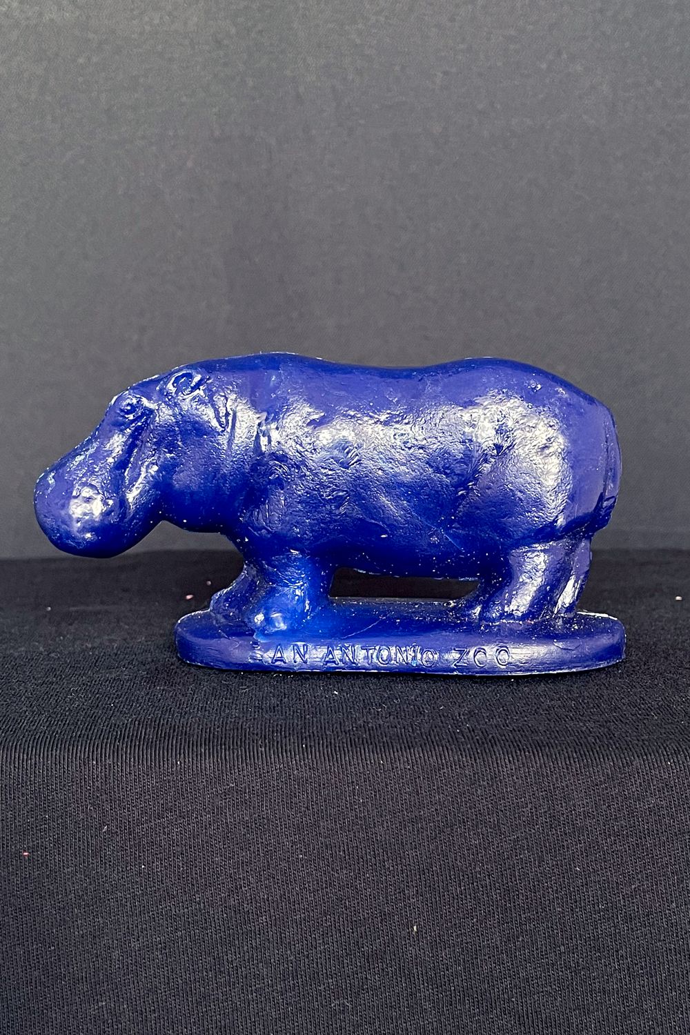 Plastic Hippo Souvenir [San Antonio Zoo] | Mold-A-Rama Inc.